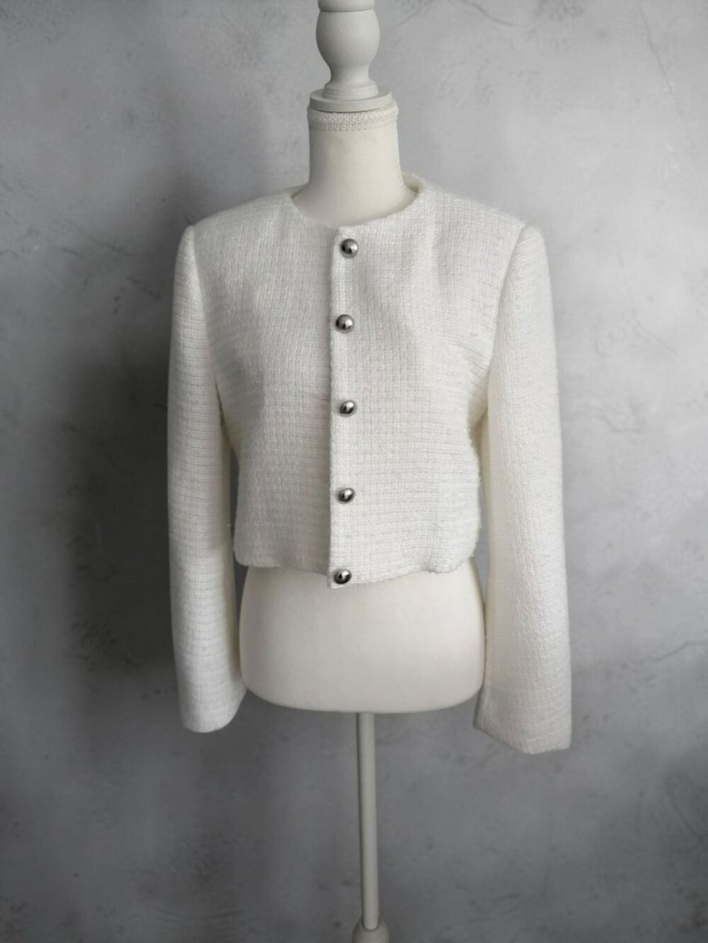 REFORMATION White Buttoned Blazer Jacket Size Small